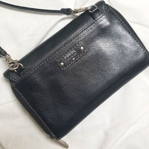 Fossil brand leather cross body